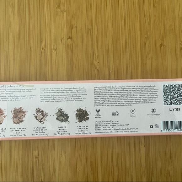 3 in 1 Pretty Naked palette luminizer, blush and 3 eye shadow color. - Picture 3 of 5